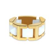 Versace Pre-owned Pre-owned Metall ringar Yellow, Dam