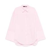 Rotate Birger Christensen Oversized Fairy Skjorta Pink, Dam