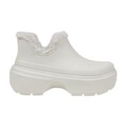 Crocs Fodrad Shorty Boot för kvinnor White, Dam