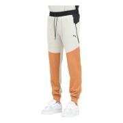 Puma Sportiga Beige Tech Byxor Beige, Herr