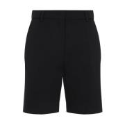 Valentino Svarta ullshorts för kvinnor Black, Dam