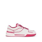 Dolce & Gabbana Stilrena Vita Lädersneakers White, Dam