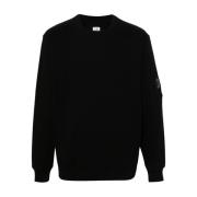 C.p. Company Stickad Sweatshirt Stil 999 Black, Herr