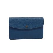 Louis Vuitton Vintage Pre-owned Laeder louis-vuitton-vskor Blue, Dam