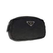 Prada Vintage Pre-owned Nylon prada-vskor Black, Dam