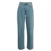 Gucci Vintage Pre-owned Denim jeans Blue, Dam