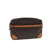 Louis Vuitton Vintage Pre-owned Canvas louis-vuitton-vskor Brown, Dam