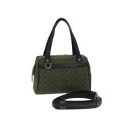 Louis Vuitton Vintage Pre-owned Canvas handvskor Green, Dam