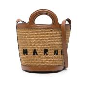 Marni Tropicalia Hinkväska Brun Läder Brown, Dam