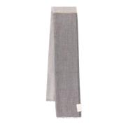 Brunello Cucinelli Lyxig Cashmere Scarf Grå Gray, Herr