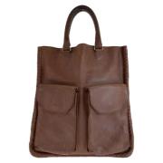 Bottega Veneta Vintage Pre-owned Laeder handvskor Brown, Dam