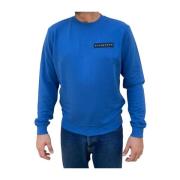 John Richmond Stilig Sweatshirt för Män Blue, Herr