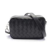 Bottega Veneta Vintage Pre-owned Laeder axelremsvskor Black, Dam