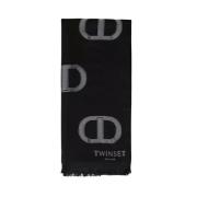 Twinset Oval Fantasy Stole Art. 242Ta4080 Black, Herr