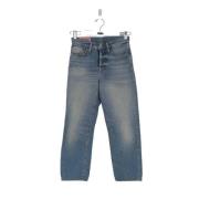 Acne Studios Pre-owned Pre-owned Bomull jeans Blue, Dam