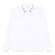 Kaos Blus med Strass White, Dam