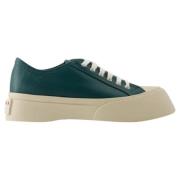 Marni Laeder sneakers Green, Dam