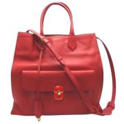 Balenciaga Vintage Pre-owned Laeder balenciaga-vskor Red, Dam