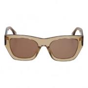 Fendi Vintage Pre-owned Tyg solglasgon Brown, Dam