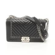 Chanel Vintage Pre-owned Laeder chanel-vskor Black, Dam