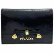 Prada Vintage Pre-owned Laeder plnbcker Black, Dam