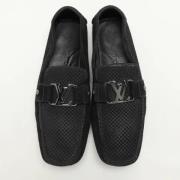 Louis Vuitton Vintage Pre-owned Mocka lgskor Black, Herr