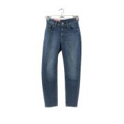 Acne Studios Pre-owned Pre-owned Bomull jeans Blue, Dam