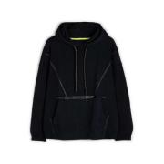 Munich Streetwear Oversized Hoodie Svart Black, Herr