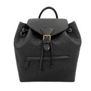 Louis Vuitton Vintage Pre-owned Laeder ryggsckar Black, Dam