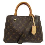 Louis Vuitton Vintage Pre-owned Canvas louis-vuitton-vskor Brown, Dam