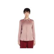 Max Mara Sidenskjorta - Array - Large Pink, Dam