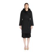 Max Mara Ull Huva Kappa Black, Dam