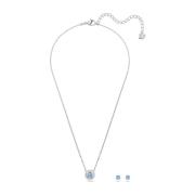 Swarovski Sparkling Dance Set Rund, Blå, Rodierat 5480485 Blue, Dam