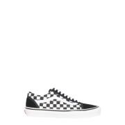 Vans Sneakers med rutmönster och läderdetaljer Black, Herr