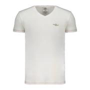 Aeronautica Militare Vit herr T-shirt med korta ärmar White, Herr