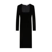 Patrizia Pepe Elegant Svart Klänning Black, Dam