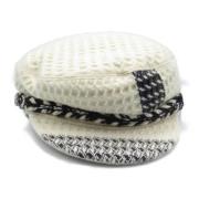 Chanel Vintage Pre-owned Ylle hattar-och-kepsar White, Dam