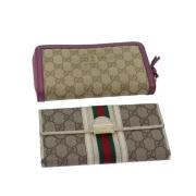 Gucci Vintage Pre-owned Canvas plnbcker Beige, Dam