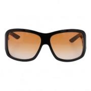 Dior Vintage Pre-owned Tyg solglasgon Brown, Dam