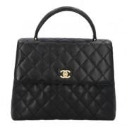 Chanel Vintage Pre-owned Laeder handvskor Black, Dam