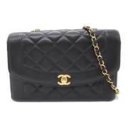 Chanel Vintage Pre-owned Tyg chanel-vskor Black, Dam