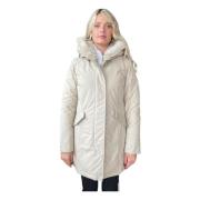 Woolrich Arctic Parka med Teflon Finish Beige, Dam