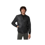 Harmont & Blaine Bomber Pelle Black, Herr