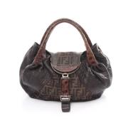 Fendi Vintage Pre-owned Tyg fendi-vskor Brown, Dam