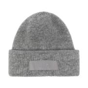 Jacquemus Mörkgrå Gros Grain Beanie Gray, Herr