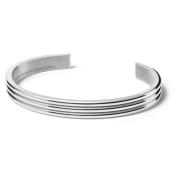 Le Gramme Räfflad Bandarmband Gray, Unisex