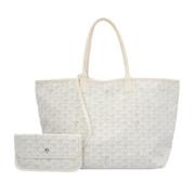 Goyard Vintage Pre-owned Plast handvskor White, Dam