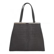 Celine Vintage Pre-owned Laeder handvskor Gray, Dam