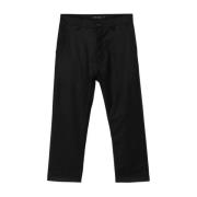 Sofie D'hoore Slate Melange cropped pants Black, Dam