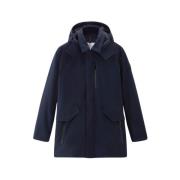 Woolrich Tech Softshell Mac med anddun Blue, Dam